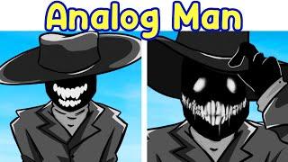 FNF VS Analog Funkin Misterious Man Black (Market Fanmod)