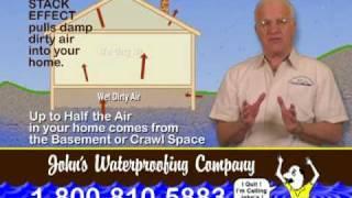 Basement and Crawlspace Waterproofing by John's Waterproofing