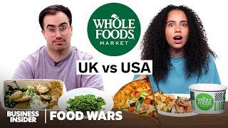 US vs UK Whole Foods Hot Bar | Food Wars | Insider Food