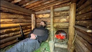 24 Часа в Диком Лесу Среди Медведей. Выживание в Одиночку в Своей Берлоге