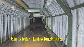 Ein ziviler Luftschutzbunker mit hoher Einsturzgefahr.Die Gefahr lauerte überall