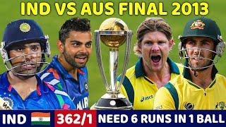 INDIA VS AUSTRALIA 2ND ODI 2013 | FULL MATCH HIGHLIGHTS | IND VS AUS | MOST THRILLING MATCH EVER