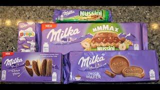 Milka: Nussini Wafer, Chocolate Drops, MMMAX Nussini, Choco Thins & Choco Wafer Review