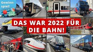 Das waren die Eisenbahn-Highlights des Jahres 2022! (+ Gewinnspiel)