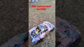 2wd Traxxas Slash backflip!