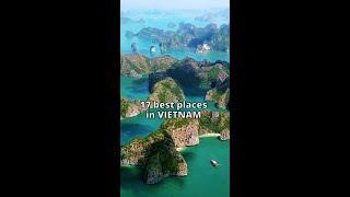 17 best places to visit in VIETNAM ⭐⭐⭐ Hanoi, Ha Long Bay & other beautiful places #vietnam