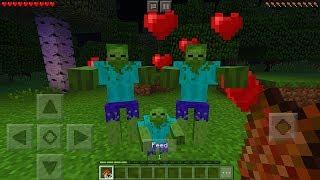 How To Breed Mutant Zombies in Minecraft Pocket Edition (Zombie Breeding Addon)