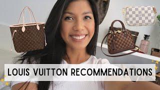 LOUIS VUITTON RECOMMENDATIONS! First Bag!? Best Classic Pieces!? | Michelle Orgeta