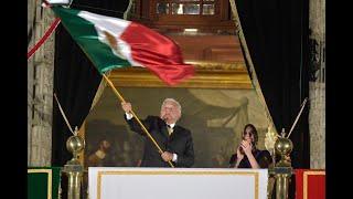 214 Años del Grito de Independencia en el Zócalo de la Ciudad de México