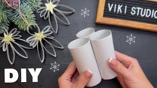 Easy Recycling Craft Idea Christmas Paper Decoration DIY Paper Angel