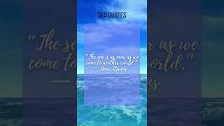 "Sea Quotes" - @sailorshack Subscribe for more seaworthy contents #seafarers #quotes #sea