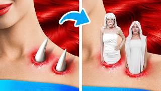 BARBIE'S VAMPIRE REVENGE! Unbelievable Transformation from Barbie to Vampire by Crafty Hype
