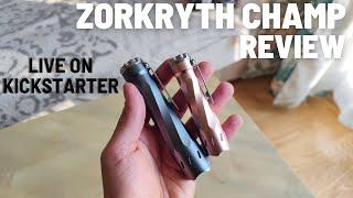 ZorKryth Champ45 & Champ65 Review - EDC Flashlight with Fidget Spinner