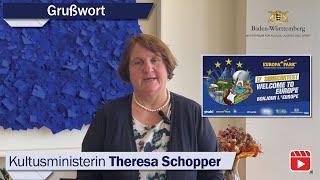 Grußwort der Kultusministerin Theresa Schopper