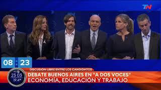 “USTED DICE ESTUPIDECES”: Fuerte cruce entre José Luis Espert y Victoria en el #DebateBuenosAires