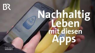 Ökologisch im Alltag: Apps für ein nachhaltiges Leben | Gut zu wissen | BR