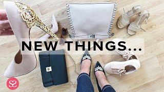 TRYING-ON MY NEW THINGS! | Designer Dupes Haul (inc. Handbags & Shoes) JustFab | Sophie Shohet | AD