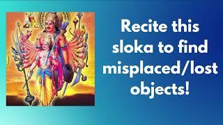 Sloka to Get Back Lost Items | Karthaveeryarjuna Mantra | Find Lost Things! | Easy Powerful Mantras