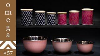 Spice Jars and Metal Bowls  - Omega Exclusive / Omega Glassware - Home Delivery available