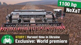 NEXAT: The All-New Revolutionary 1100-HP Tractor | Harvesting in the Ukraine