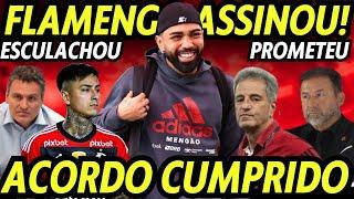 FLAMENGO CUMPRE ACORDO COM GABIGOL! DOCUMENTO FOI ASSINADO HOJE! SPINDEL ESCULACHA O CORINTHIANS! E+