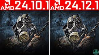 AMD Driver Update 24.12.1 vs 24.10.1 Driver Comparison (RX 6600)