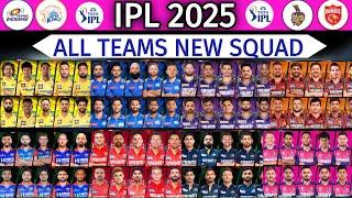 IPL 2025 All Teams New Squad | All Teams Full and Final Squad for IPL 2025 | IPL Squad 2025