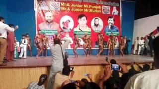 BODYBUILDING COMPITION MR PUNJAB AT MULTAN 2017