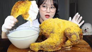 뿌링 통닭은 처음이지? 겉바속촉 끝판왕! 뿌링클통닭 먹방FRIED WHOLE CHICKEN WITH PRINKLE MUKBANG ASMR