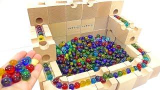 Marble run race ASMR  Summary video of over 10 types of Cuboro marble .Compilation  video!