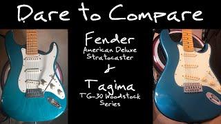 Tagima and Fender Strat Style Guitars - Dare to Compare Episode 5