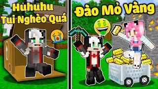 REDHOOD THỬ THÁCH 24 GIỜ NÂNG CẤP MÁY KHOAN KIM CƯƠNG TRONG MINECRAFT*1 NGÀY MỀU LÀM THỢ ĐÀO VÀNG