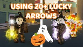 [YBA] Using 20+ Lucky Arrows For The Halloween Update!