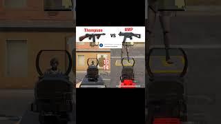 Thompson vs UMP damage  #pubg #pubgtipsandtricks