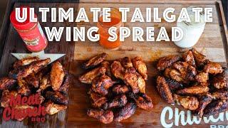 The Ultimate Tailgating Chicken Wing Spread