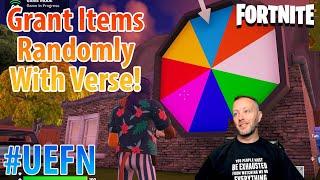 Give Items Randomly With A Carnival Wheel With Verse