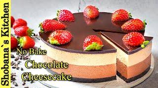 No Bake Chocolate Cheesecake - Chocolate Cheesecake Recipe