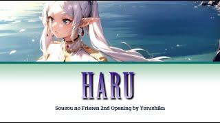 [Sousou no Frieren] Full Opening 2 "Haru (Sunny)" by Yorushika | Lyrics (romaji-english-kanji)