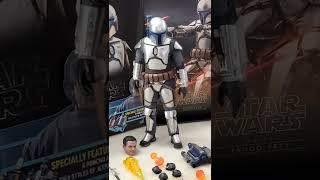 Shorts No. 100 Hottoys JANGO FETT Unboxing | StarWars: Attack of the Clones.