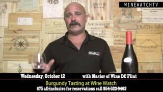 Burgundy Tasting at Wine Watch with Master of Wine DC Flint