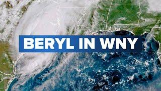 Heavy rain? Tornadoes? Here's how Hurricane Beryl will impact Western New York Wednesday
