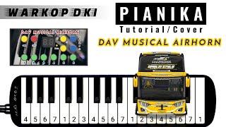 WARKOP DKI Remix | DAV MUSICAL AIRHORN | Tutorial Pianika Telolet Basuri