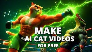 Make unlimited CAT VIDEOS & SHORTS for YouTube with ai