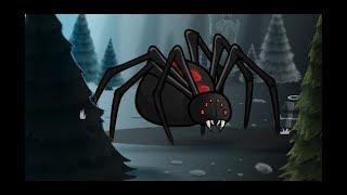 Giant Black Widow Spider Game Character Assets   Brashmonkey Spriter Animations