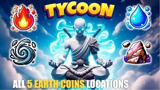 ELEMENTAL MASTER TYCOON MAP FORTNITE - ALL 5 EARTH COINS LOCATIONS