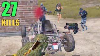 I KILLED 6 FULL SQUADS | 27 KILLS SOLO VS SQUAD | PUBG MOBILE