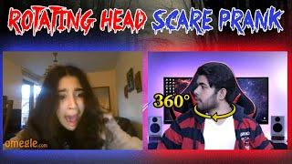 Rotating Head Scare Prank on Omegle ! Indian Boy Scaring Americans