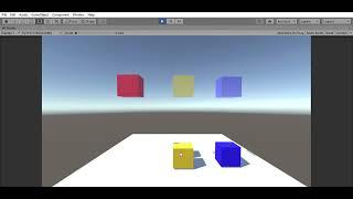 Drag and Drop  CubeObject  Unity 3D