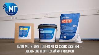 Verlegung auf feuchten Untergründen - mit dem UZIN Moisture Tolerant System