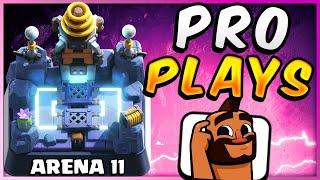 Pro Player SPEEDRUNS Arena 11 in Clash Royale